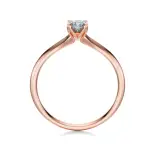 Pierścionek z diamentem różowe złoto AJPZ_114